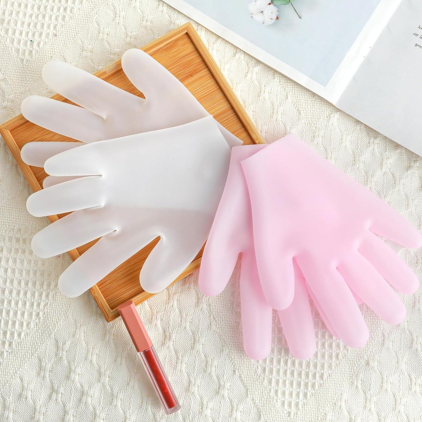 Silicone Moisturizing Gloves, Soft Silicone Gloves