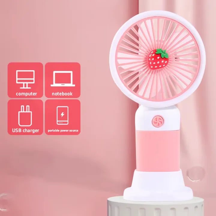 Mini fan USB Rechargeable Handheld & Desktop Fan
