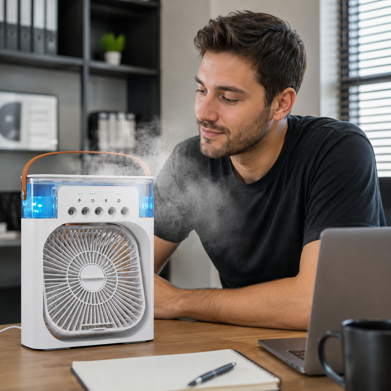 Mist Cooling Fan - Mini Air Cooler  | USA Quality