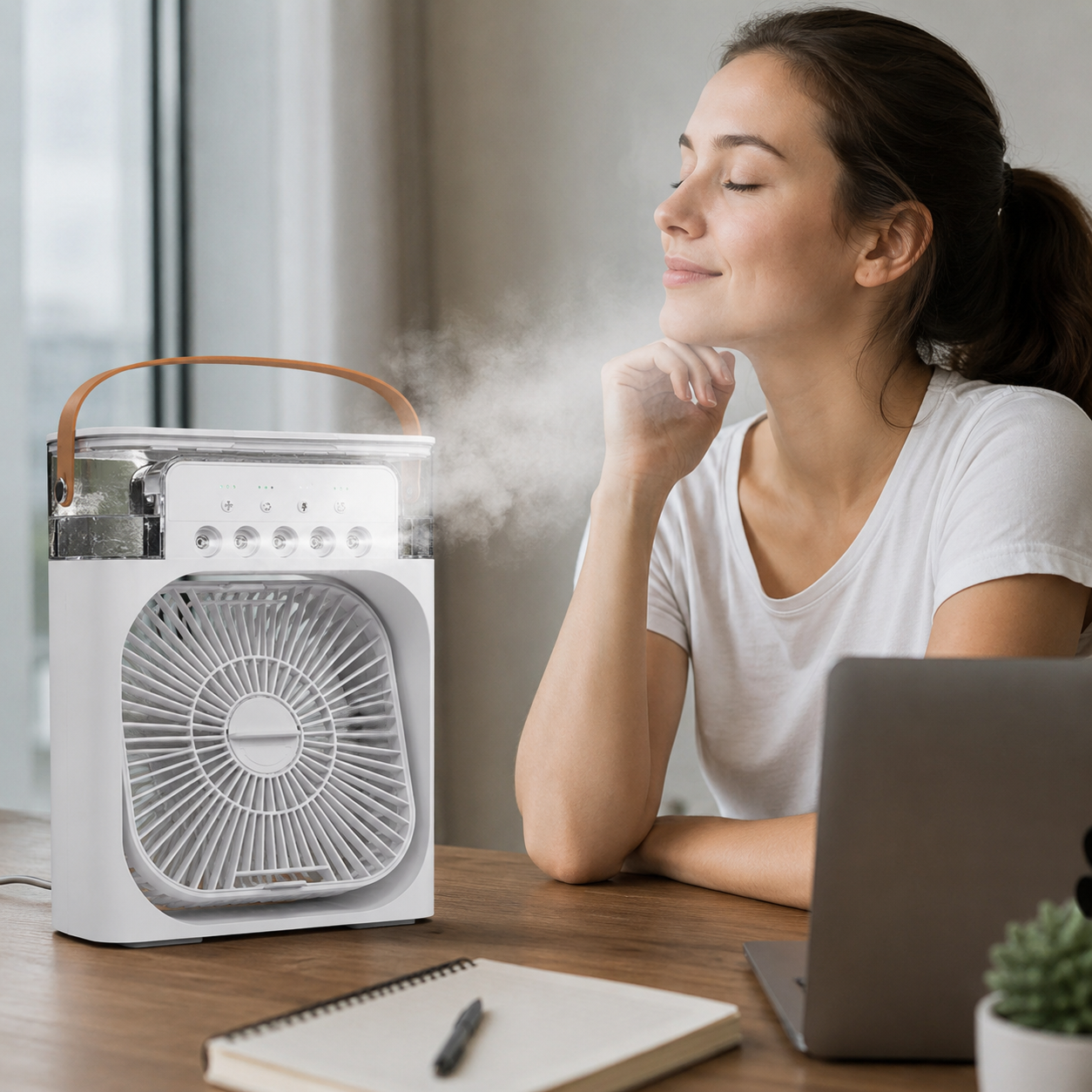 Mist Cooling Fan - Mini Air Cooler  | USA Quality
