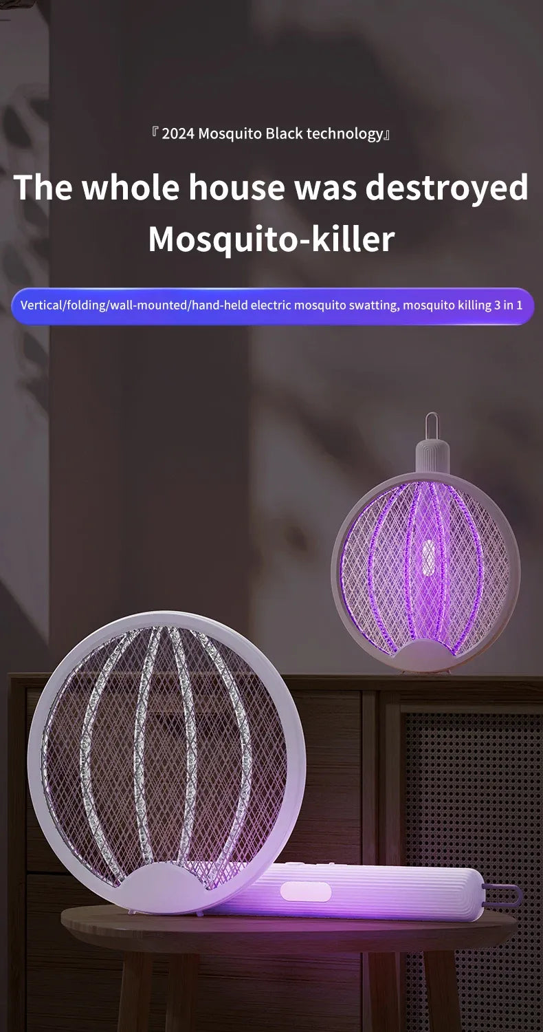 Foldable Electric Mosquito Killer with  Light
