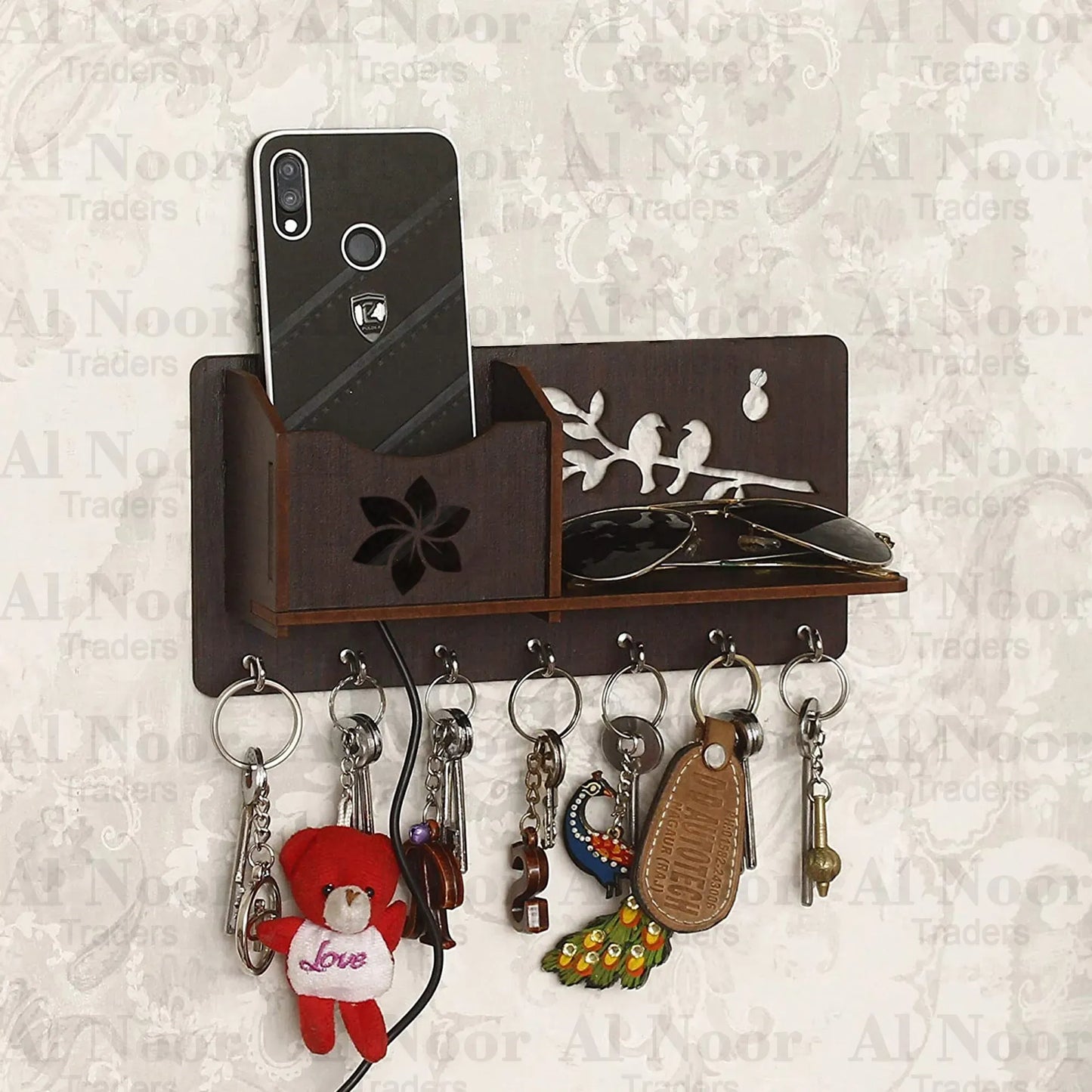 Brand Wood Wall Mounted Designer Key Hold wall decore