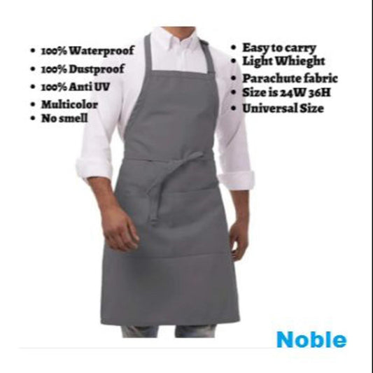 Apron with 1 Pocket Adjustable Bib Adjustable Neck Strap with Extra Long Ties Apron for Kitchen