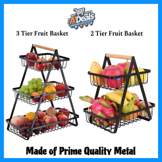 Fruit Basket, Vegetable Stand / 1, 2 and 3 Tier