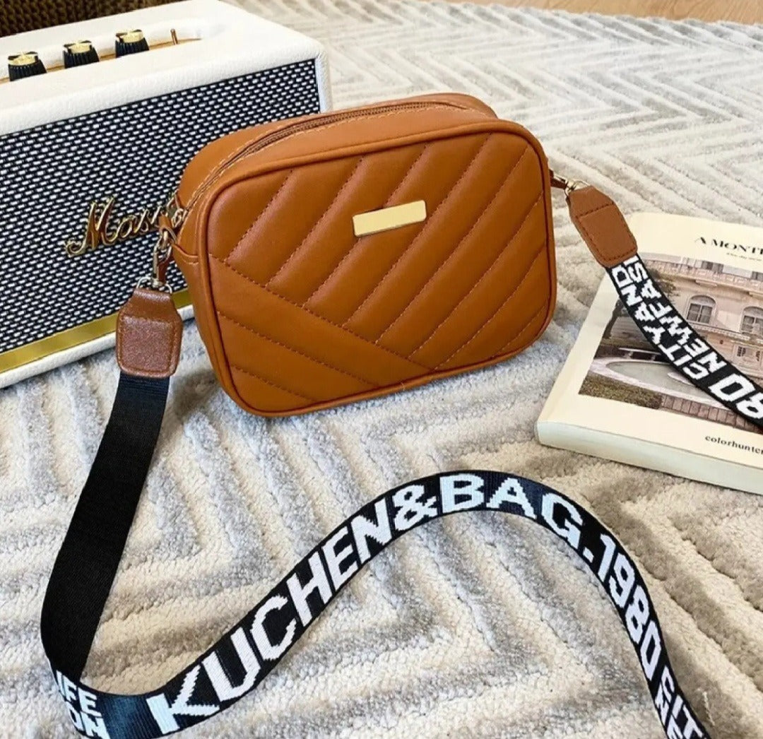 Women Embroidery Small PU Leather Crossbody Bags Fashion Shoulder Bag