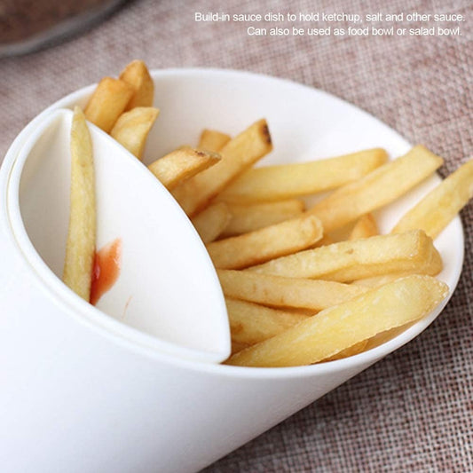 French Fries / Snacks Holder Best Dipping Cones French Fries Dipping Sauce Snack