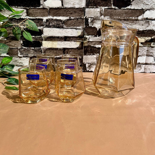 Delisoga 7 Pcs Glass, Water set i 1pc of jug