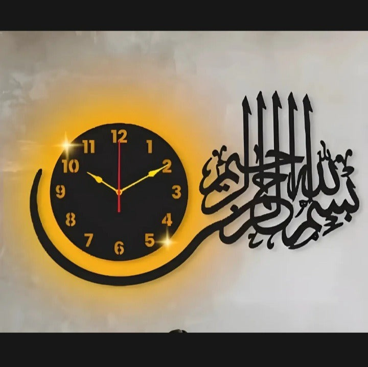 Wall Clock Square Shape Quartz Design for Home and Office Decor