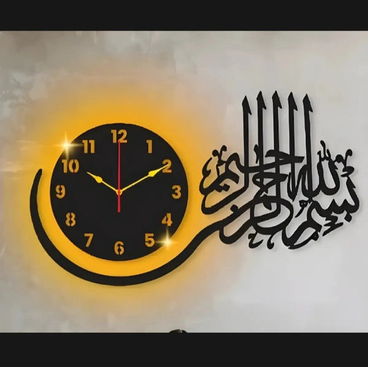 Wall Clock Square Shape Quartz Design for Home and Office Decor