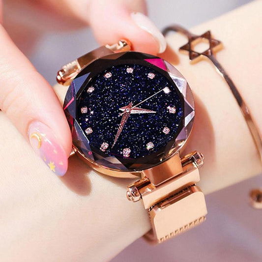 Cute And Classy Magnetic Wrist Watch For Girls