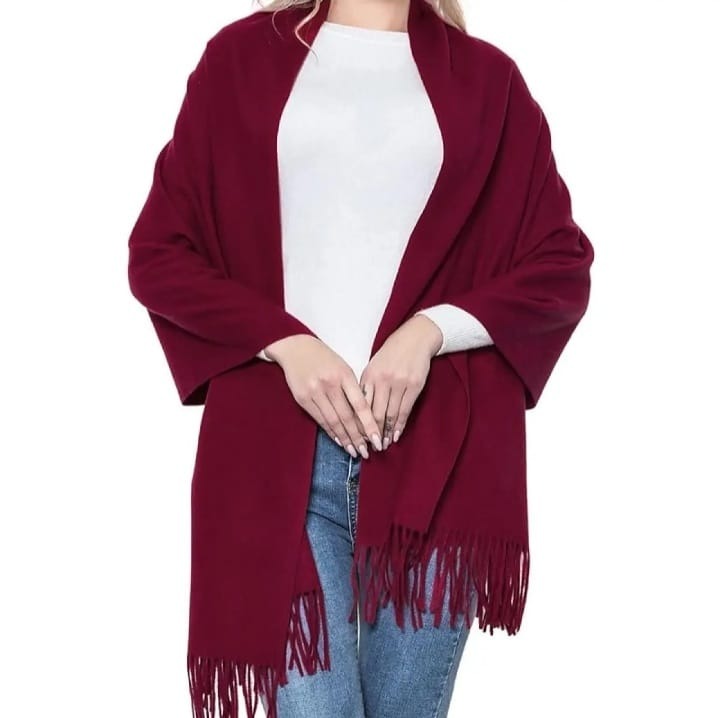 Cashmere Winter Fashion Stole Thick Warm Scarf for Women, Stylish Cold Weather Accessory